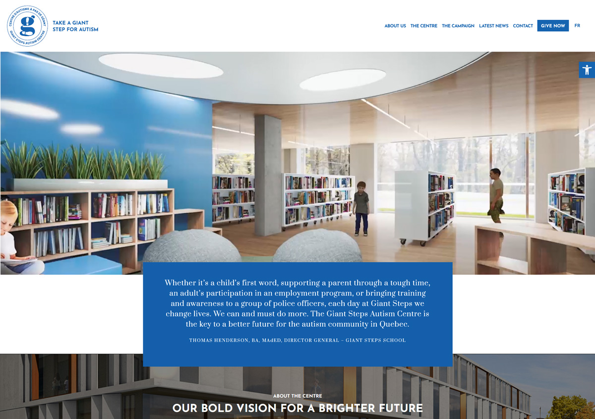 Welcome to the Giant Steps Autism Centre